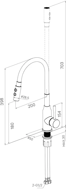 Смеситель Milardo M01SB2FM05  купить,NaN