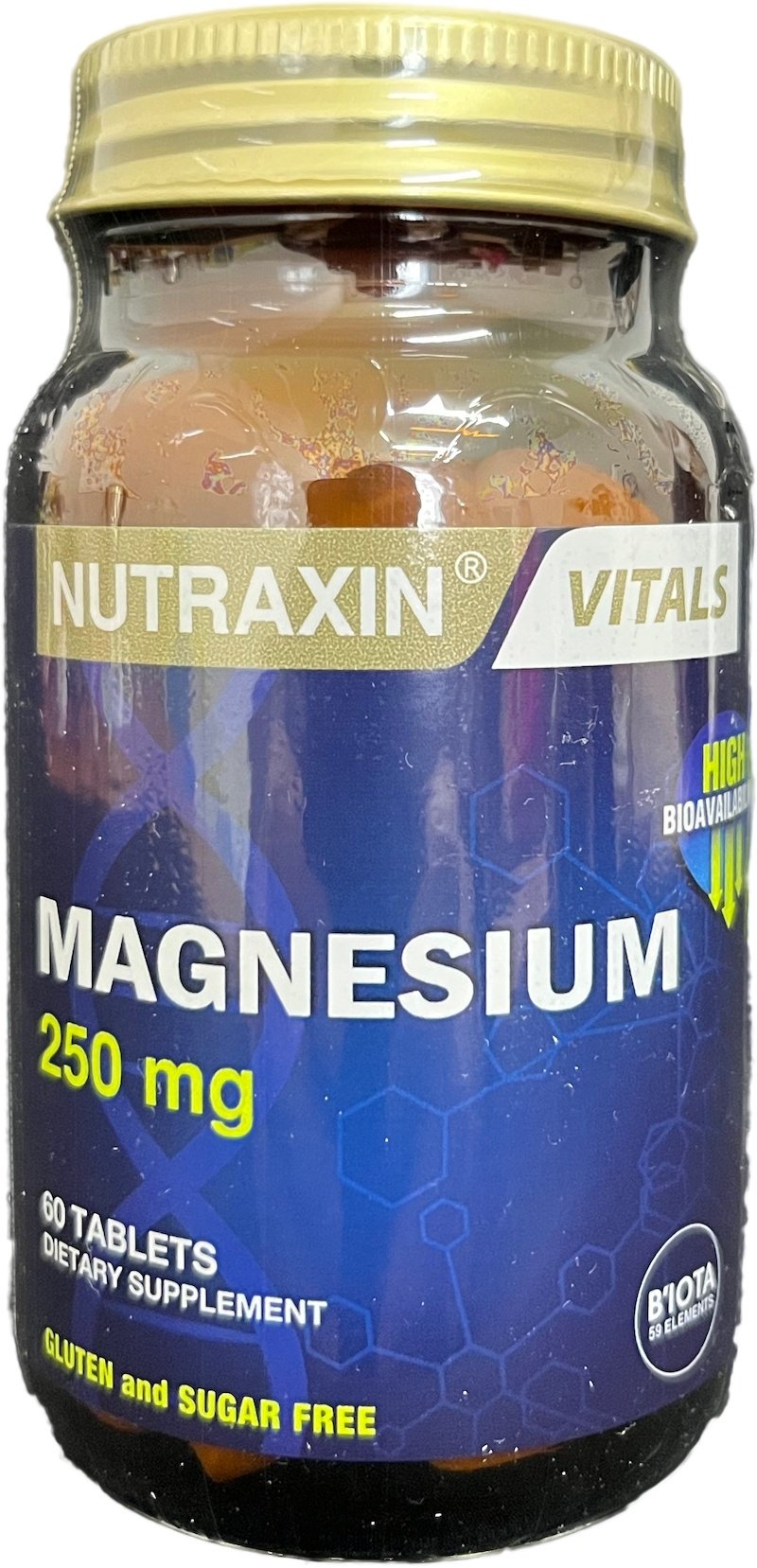 NUTRAXIN Magnesium 250 мг таблетки 60 шт купить,NaN
