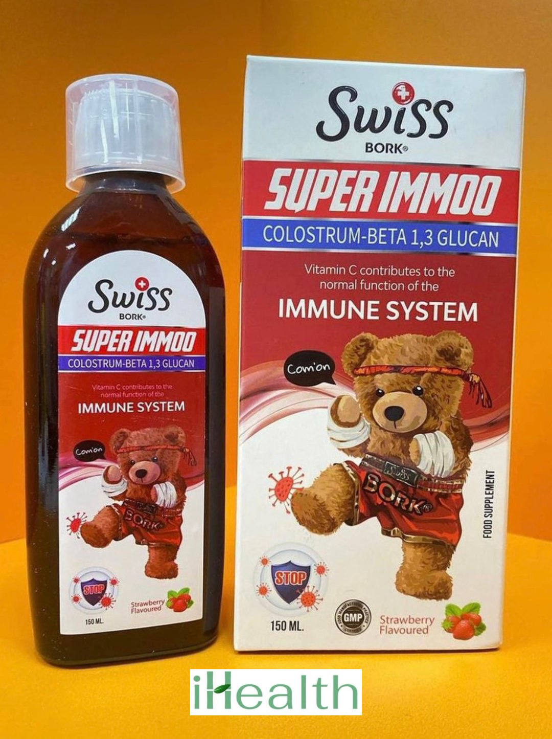 Swiss Bork Комплекс для иммунитета Super Immoo сироп 150 купить,NaN