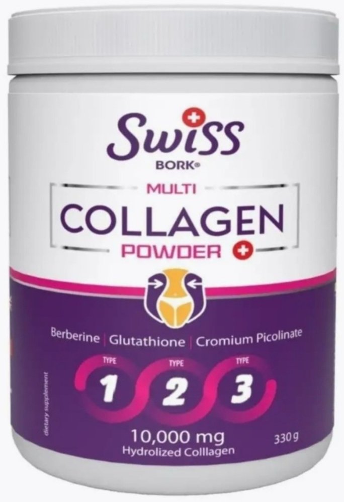 Swiss Bork Multi Collagen Powder 1-2-3 tip порошок 330 купить,NaN