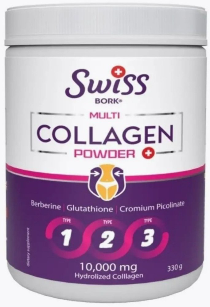 Swiss Bork Multi Collagen Powder 1-2-3 tip порошок 330 купить,NaN