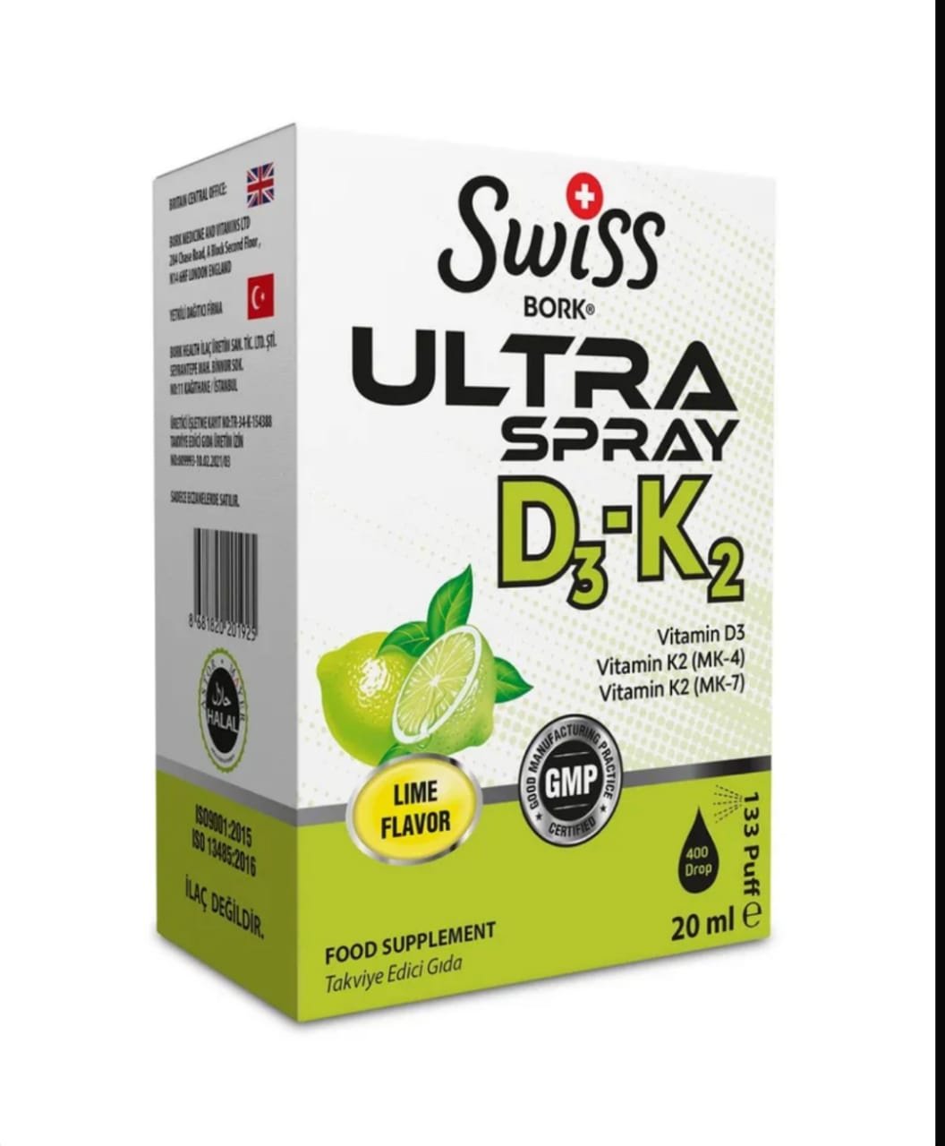 Swiss Bork Ultra D3+K2 Spray раствор 20 купить,NaN