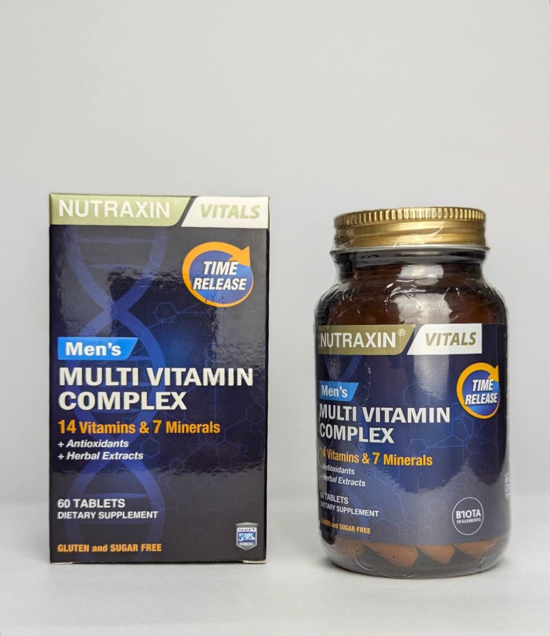 Диетическое питание Slim Комплекс витаминов для мужчин Нутраксин мужские витамины 50 г