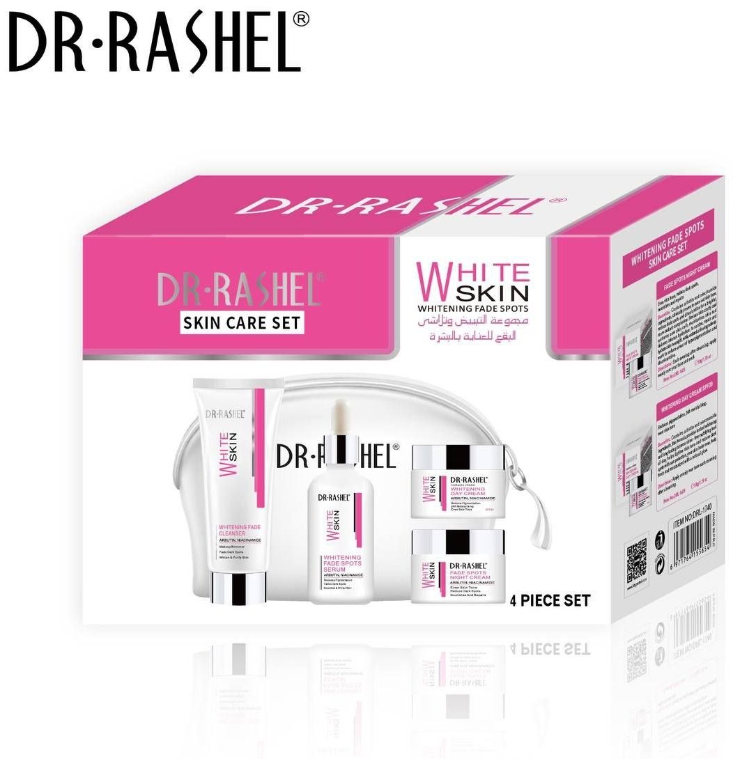 Dr. Rashel White Skin Whitening Fade Spots с косметичкой набор по уходу за лицом для женщин