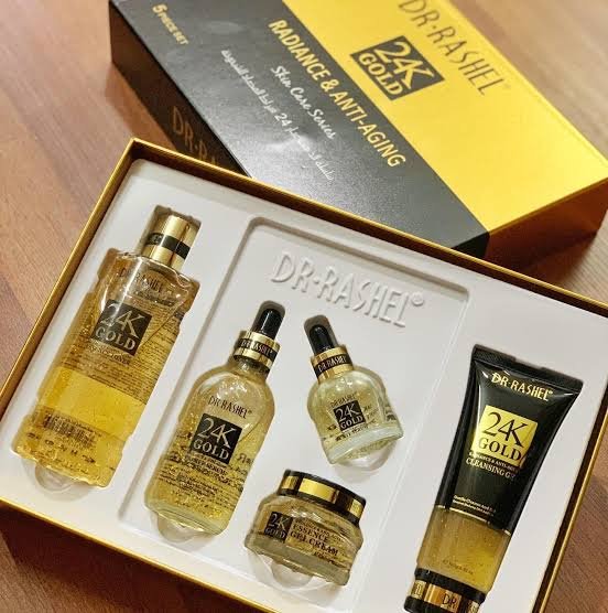 Dr. Rashel 24K Gold Radiance Anti-Age набор по уходу за лицом для женщин