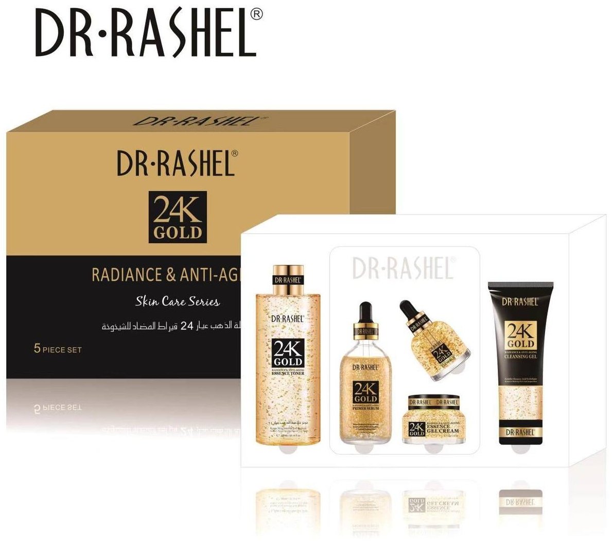 Dr. Rashel 24K Gold Radiance Anti-Age набор по уходу за лицом для женщин