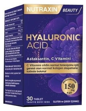 Препарат для укрепления связок и суставов NUTRAXIN NUTRAXIN HYALURONIC ACID 30 таблеток