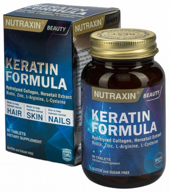 NUTRAXIN Keratin Formula 60 капсул