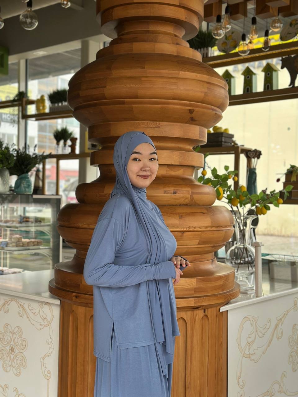 Костюм повседневный Hidjab style голубой