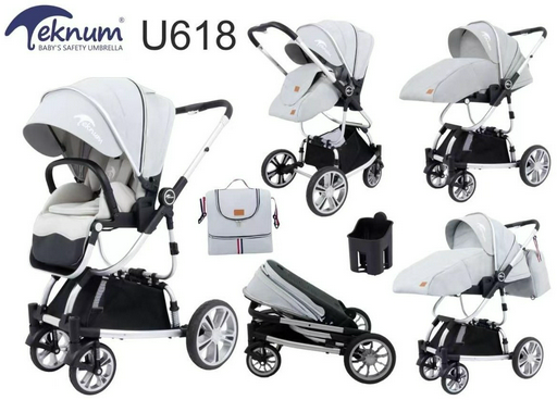 Коляска прогулочная 121JOY Прогулочная коляска , серый