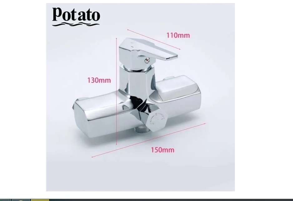 Смеситель для ванны Potato P2240, латунь, цвет хром - ForteMarket Смеситель для ванны Potato P2240, латунь, цвет хром купить,50600