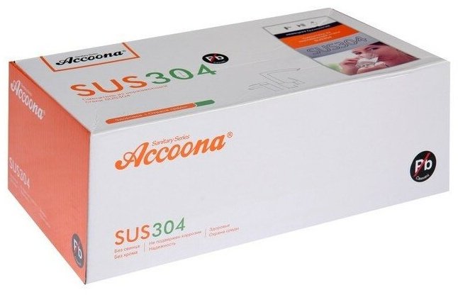 Смеситель для ванны Accoona A71207F, латунь, цвет черный купить,NaN