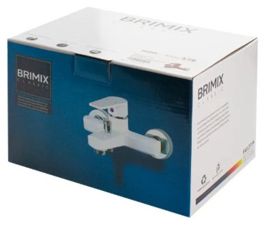 Смеситель для ванны BRIMIX 557, ABS пластик, цвет белый купить,30700