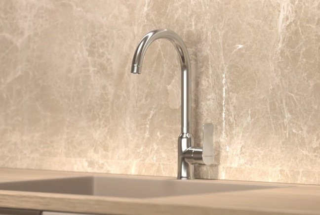 Смеситель для кухни Osgard AMUNGEN 82073, латунь, цвет хром купить,NaN
