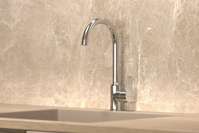 Смеситель для кухни Osgard AMUNGEN 82073, латунь, цвет хром купить,NaN