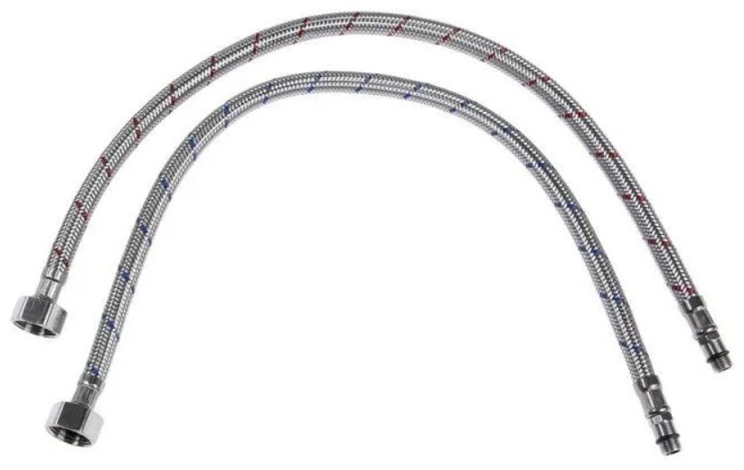 Смеситель с гибким изливом Accoona A9890G-3, латунь, цвет белый, хром купить,NaN
