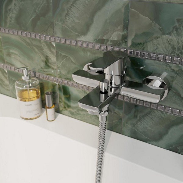 Смеситель для ванны KERAMA MARAZZI Sonata, латунь, цвет серебряный купить,NaN