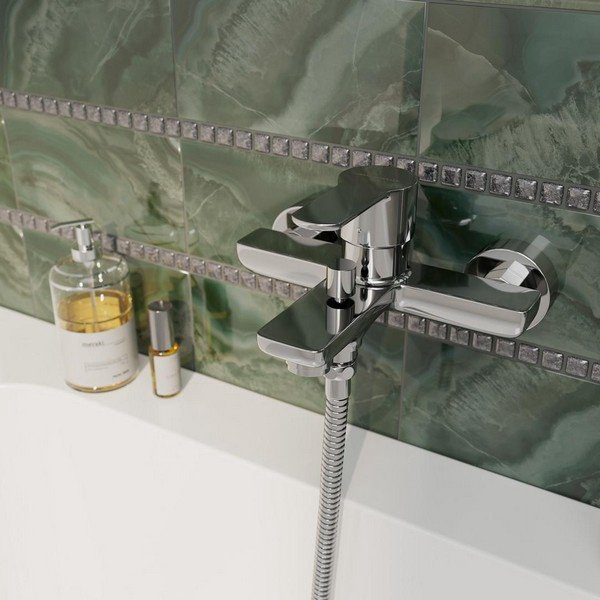 Смеситель для ванны KERAMA MARAZZI Sonata, латунь, цвет серебряный купить,NaN