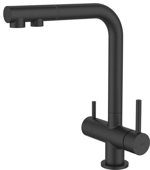 Смеситель для кухни IDDIS UMBBLPFi05, латунь, цвет черный купить,117500