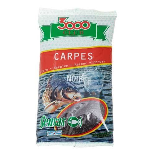 Прикормка Sensas 3000 Club Carp Noire 1000гр купить,NaN
