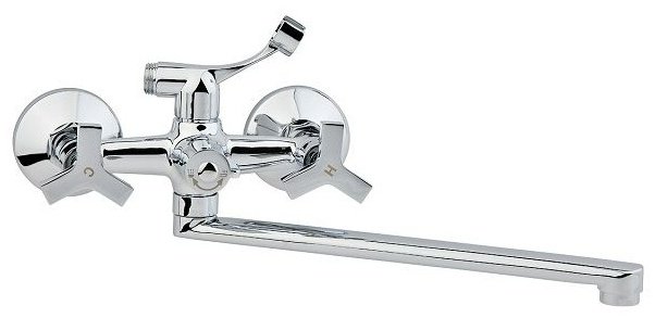 Смеситель для ванны ARCO А2518 цвет хром, двухзахватный купить,24600