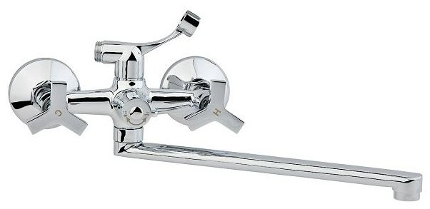 Смеситель для ванны ARCO А2518 цвет хром, двухзахватный купить,24600