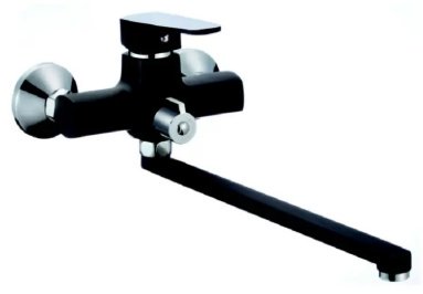 Смеситель для ванны Rainsberg R0263F-1, силумин, цвет черный купить,52000