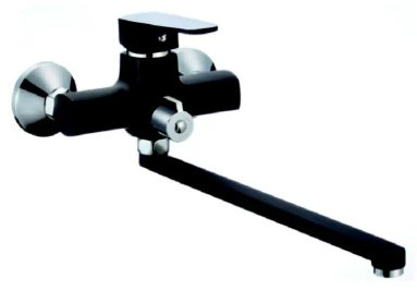 Смеситель для ванны Rainsberg R0263F-1, силумин, цвет черный купить,52000