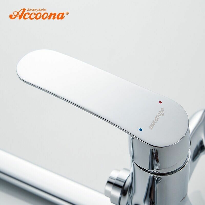 Смеситель для ванны Accoona A76117, латунь, цвет хром купить,NaN
