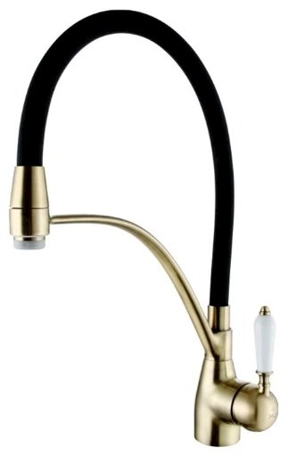 Смеситель Rose R153Q, латунь, цвет черный, бронзовый купить,NaN