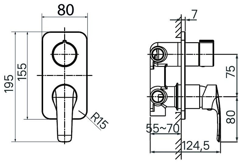 Смеситель для ванны IDDIS RAYBL00i68, однозахватный купить,71600