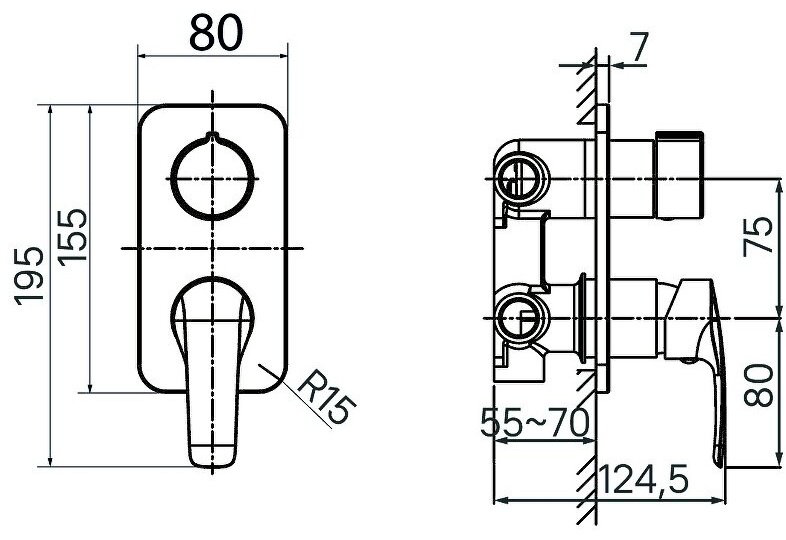 Смеситель для ванны IDDIS RAYBL00i68, однозахватный купить,71600