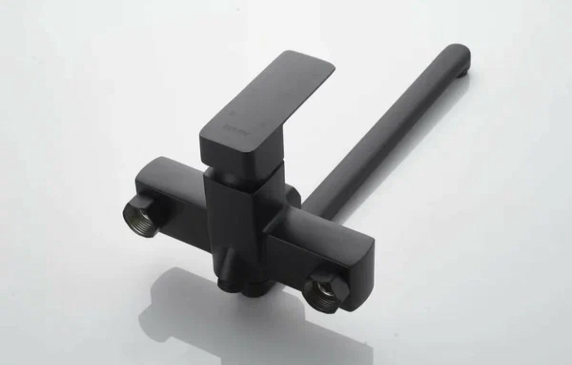 Смеситель для ванны Oute A1063Н, алюминий, цвет черный - ForteMarket Смеситель для ванны Oute A1063Н, алюминий, цвет черный купить,40300