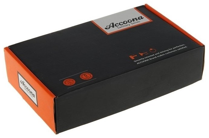 Смеситель с гибким изливом Accoona A84812, силумин, цвет хром купить,NaN