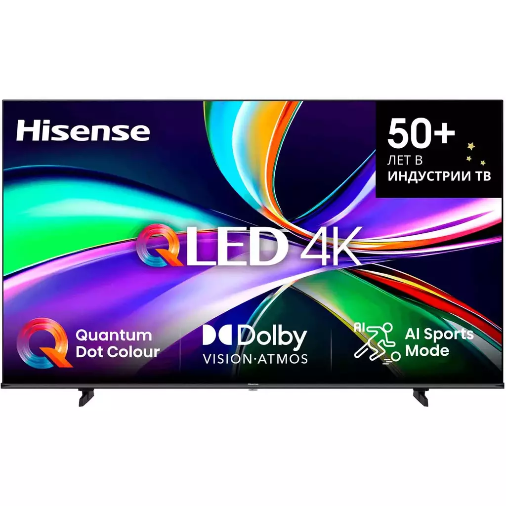 Телевизор 43" (108 см) Hisense 43E7Q QLED 4K UHD Black