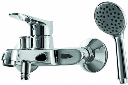 Смеситель для ванны с душем BRAVAT F6111147C-B ECO, однозахватный купить,60340