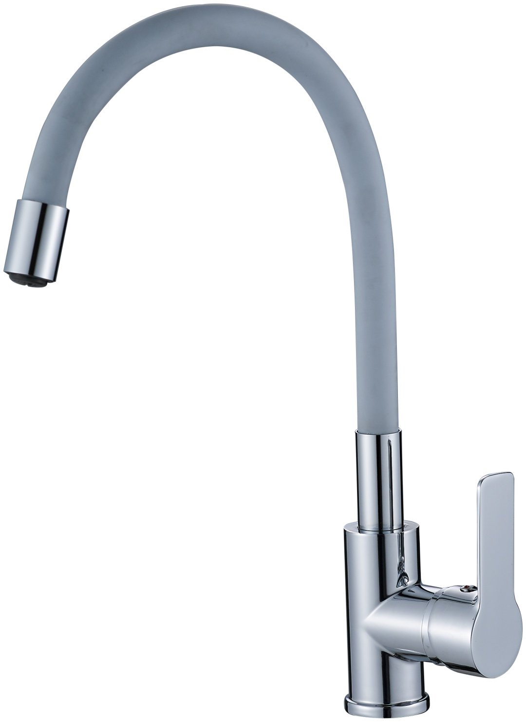Смеситель с гибким изливом CETUS CSKS6ZF7241112C-M7181HD, латунь, цвет серый, хром купить,NaN