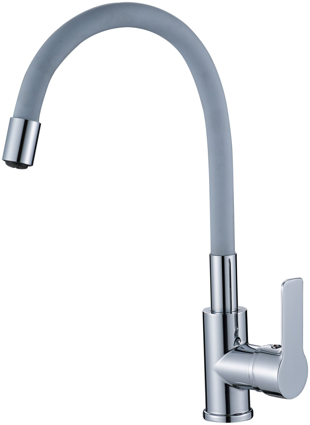 Смеситель с гибким изливом CETUS CSKS6ZF7241112C-M7181HD, латунь, цвет серый, хром купить,NaN