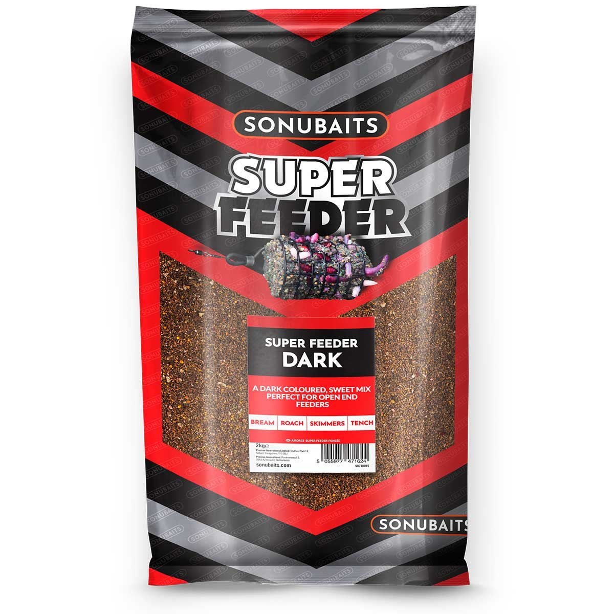 Прикормка Sonubaits Super Feeder Dark 2000гр купить,NaN