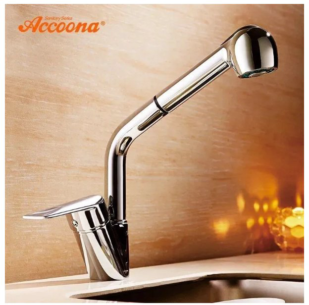 Смеситель для кухни (мойки) Accoona A5410, однозахватный купить,NaN