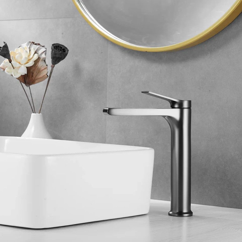 Смеситель Shevanik S8311T, латунь, цвет стальной купить,NaN