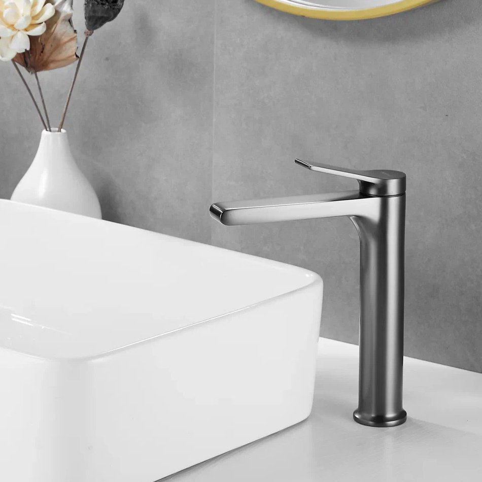Смеситель Shevanik S8311T, латунь, цвет стальной купить,NaN