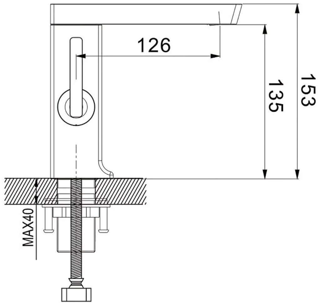 Смеситель Rose R1801C, латунь, цвет белый купить,NaN