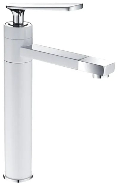 Смеситель Shevanik S6611F, латунь, цвет белый, хром купить,NaN