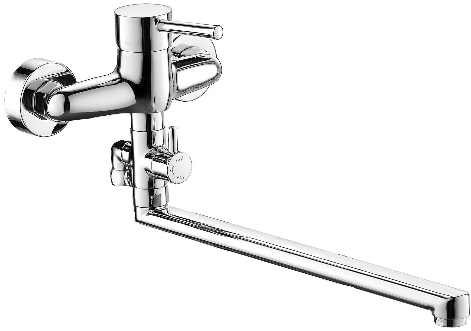 Смеситель для ванны BRAVAT Slim F6332366CP-01L-RUS, однозахватный купить,67760