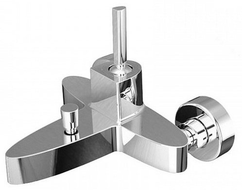Смеситель для ванны с душем BRAVAT SPRING F679113C-B, однозахватный купить,95270