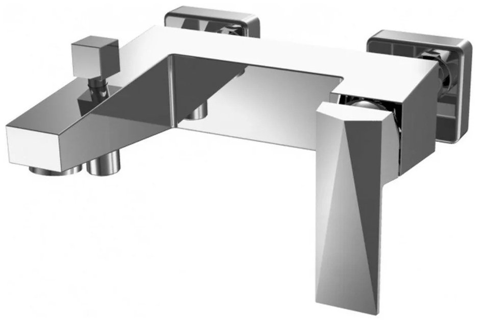 Смеситель для ванны BRAVAT F676110C-01, латунь, цвет хром купить,NaN