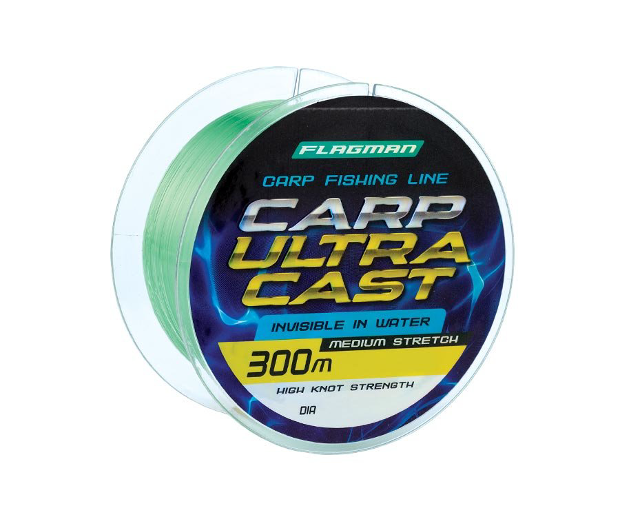 Рыболовная леска Flagman Carp Ultra Cast 0,30 мм 300 м прозрачная купить,NaN