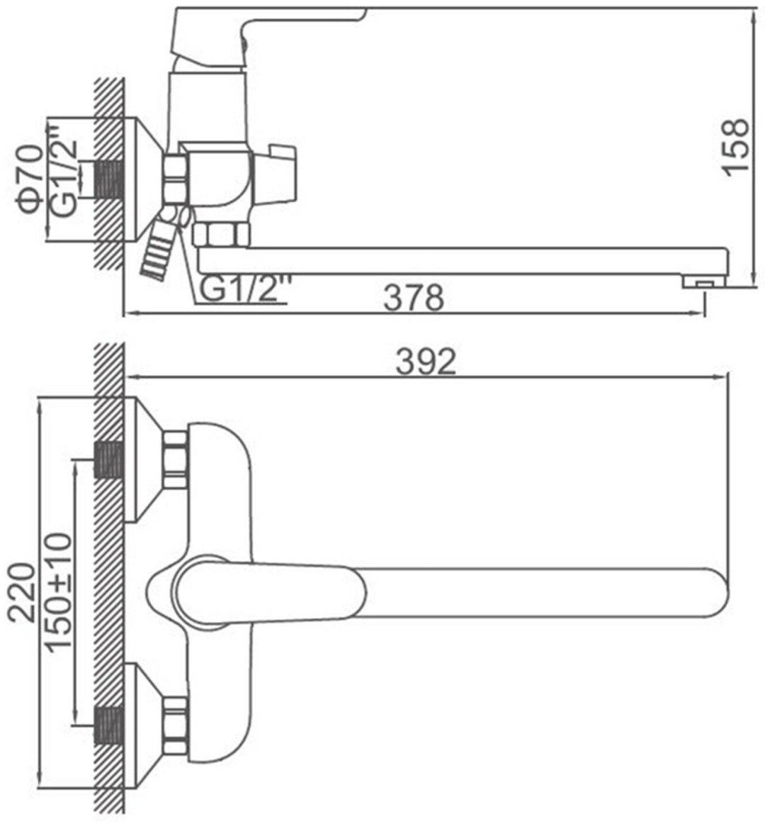 Смеситель для ванны Accoona 7166AK, силумин, цвет зеленый, хром купить,NaN