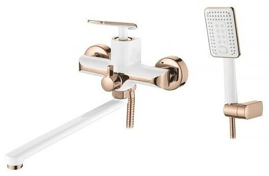 Смеситель для ванны Accoona 71123AGR, силумин, цвет белый купить,NaN